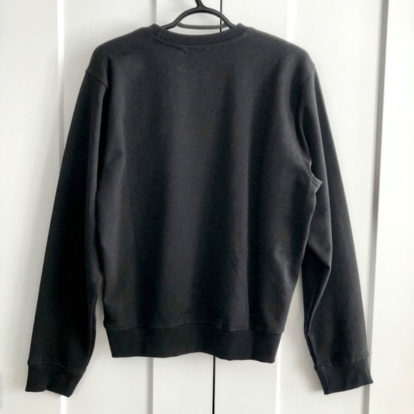 Diesel S-Ginn New Industries Logo Mens Crew Neck Sweatshirt Pullover M Black New - Picture 2 of 13